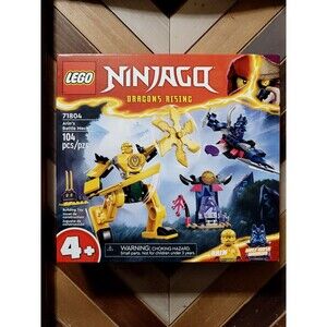 LEGO NINJAGO: Arin's Battle Mech (71804) 104 Pc Dragons Rising Wolf Mask Warrior